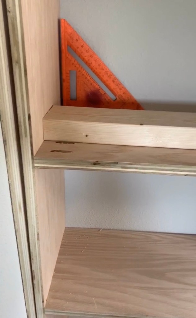 Pocket Holes on TOP of a Higher Shelf
